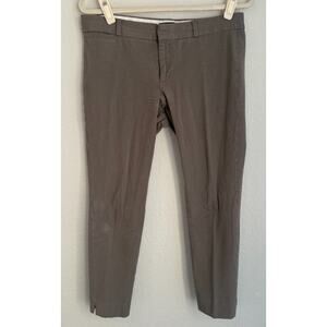 Banana Republic Sloan Pants Women’s 6 Brown Slim Ankle Stretch Trousers Career